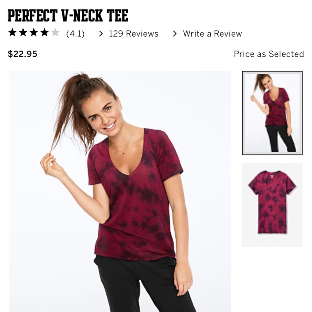 Brand new v-neck VSPink